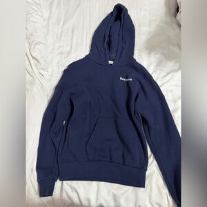 Palm Angels Kids Blue Hoodie